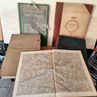 Atlanti geografici, carte topografiche dal 1900