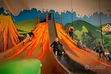 Playground Vulcano Arrampicata con Scivolo x Bimbi