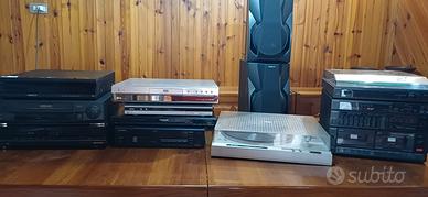 Lettori DVD, VHS, stereo, casse