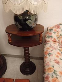 tavolino porta-telefono o porta-vaso vintage