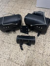 Borse pelle rigide porta attrezzi custom