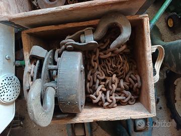 Paranco a catena argano