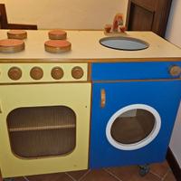 cucina gioco bimba con fuochi e forno