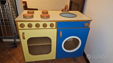 cucina gioco bimba con fuochi e forno