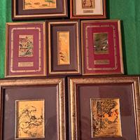 Quadretti foglia oro 23 k