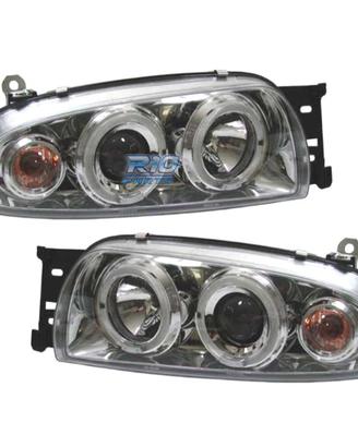 FARI FORD FIESTA 95-99 ANGEL EYES FONDO CROMATO