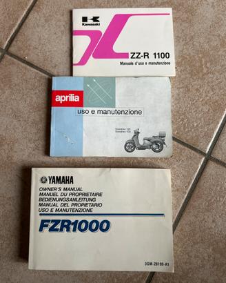 Libretti uso e manutenzione varii