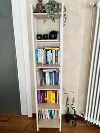 Libreria alta bianca 190 cm