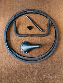 COPERTONI MANUBRIO SELLA NUOVI + ALTRI RICAMBI