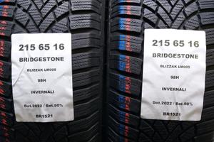 2 GOMME 215 65 16 BRIDGESTONE BR1521