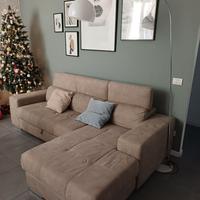 Divano Letto Angolare con Penisola - Modello Lisa