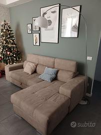 Divano Letto Angolare con Penisola - Modello Lisa