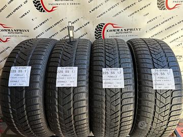 4 PNEUMATICI 225/55 R17 PIRELLI INVERNALI