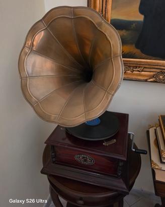 Grammofono vintage funzionante 