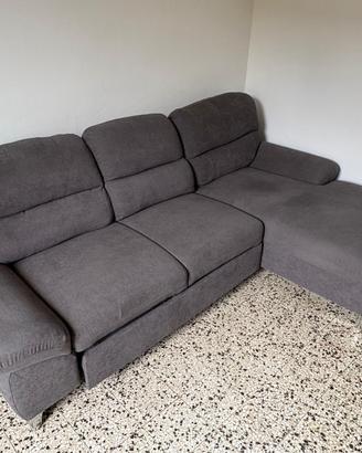 Divano letto con penisola
