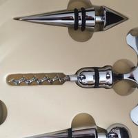 Kit elegante per vino set 6 pezzi Argento Valenti