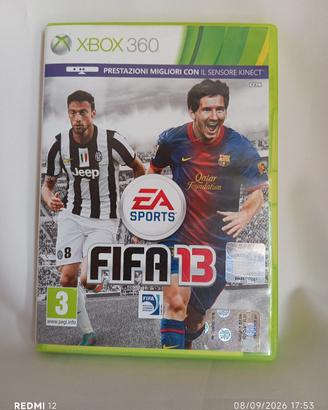 video gioco calcio FIFA  Xbox 360 sport 