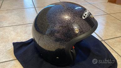 DMD casco Vintage nero metal flake eccezionale