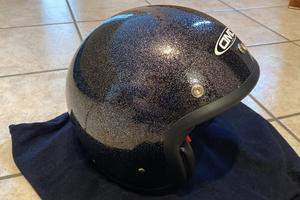 DMD casco Vintage nero metal flake eccezionale
