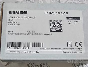 SIEMENS KNX CONTROLLER FAN-COIL RXB21.1/FC - 10 
