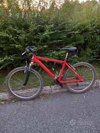 Mountain bike rossa