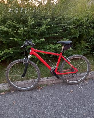 Mountain bike rossa