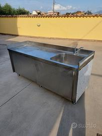 Banco da lavoro cin lavandino industriale