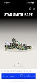 Adidas Stan Smith x Bape us 9 eu 42,5