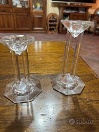 Porta candele due pezzi