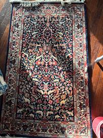 Tappeto Berkana annodato a mano – disegno Kirman c