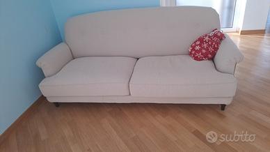 Divano in stoffa colore beige chisro n3 posti 