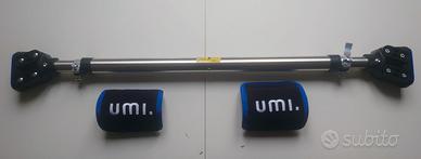 Barra per trazioni fissaggio a muro senza viti