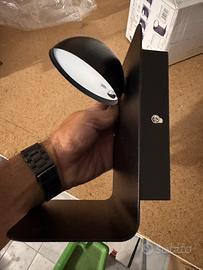 Coppia applique LED Design BOING nere con USB