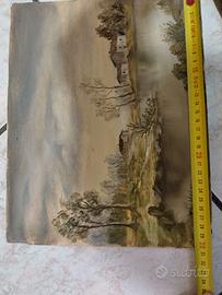 Quadro tempera su tela