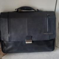 borsa da lavoro Piquadro in pelle 