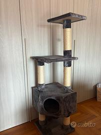 casetta per graffi per i gatti