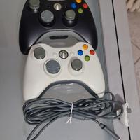 XBOX360 COPPIA DI JOYSTICK CON CAVO