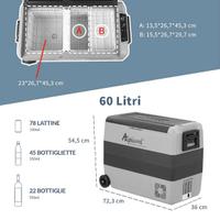 Frigo Congelatore Bizona Alpicool T60 portatile