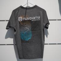 T-Shirt Moto Husqvarna Railed Tee Grigia