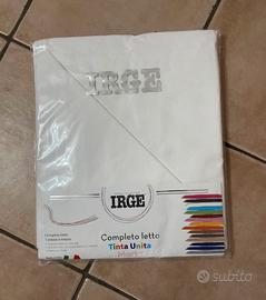 Lenzuola IRGE 1 piazza e mezzo 100% cotone