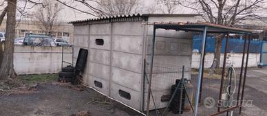 Box porta bombole in cemento , da esterno