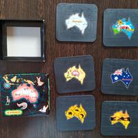 6 sottobicchieri Australia