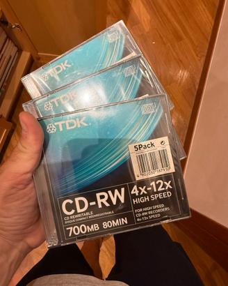 Cd-rw TDK originali