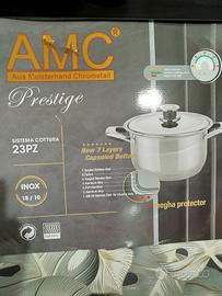  BATTERIE DI PENTOLE A.M.C. 23 PEZZI