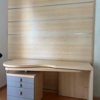 scrivania angolare  a 90 gradi