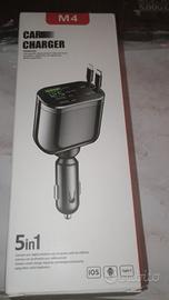 Caricabatteria per Auto 5 in 1