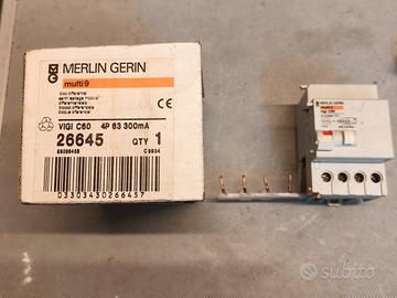 blocco differenziale 4 poli 