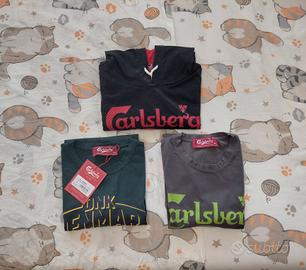 Kit T shirt premium e felpa leggera Carlsberg