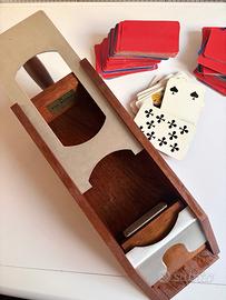 Sabot Vintage per carte da gioco  Le Banquier