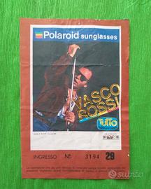 Vasco Rossi biglietto concerto 1987
